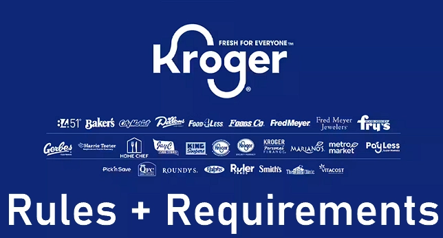 Kroger customer experience survey requirements and rules